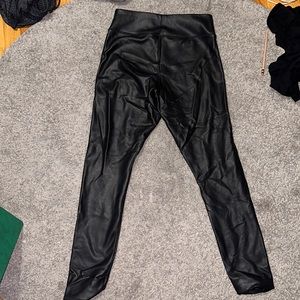 Hollister faux leather leggings